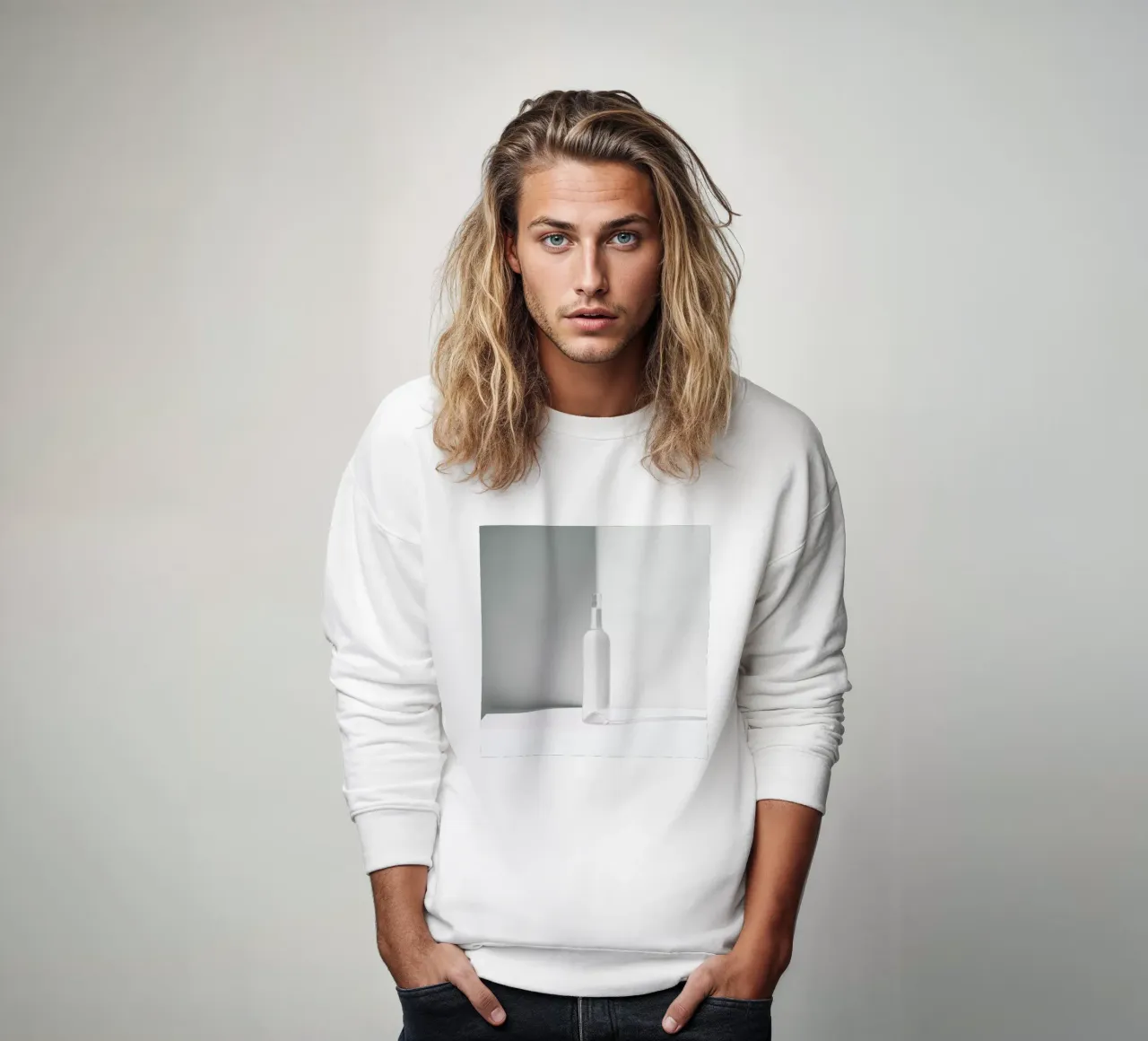 Bottle Minimal felpa da George Griefy