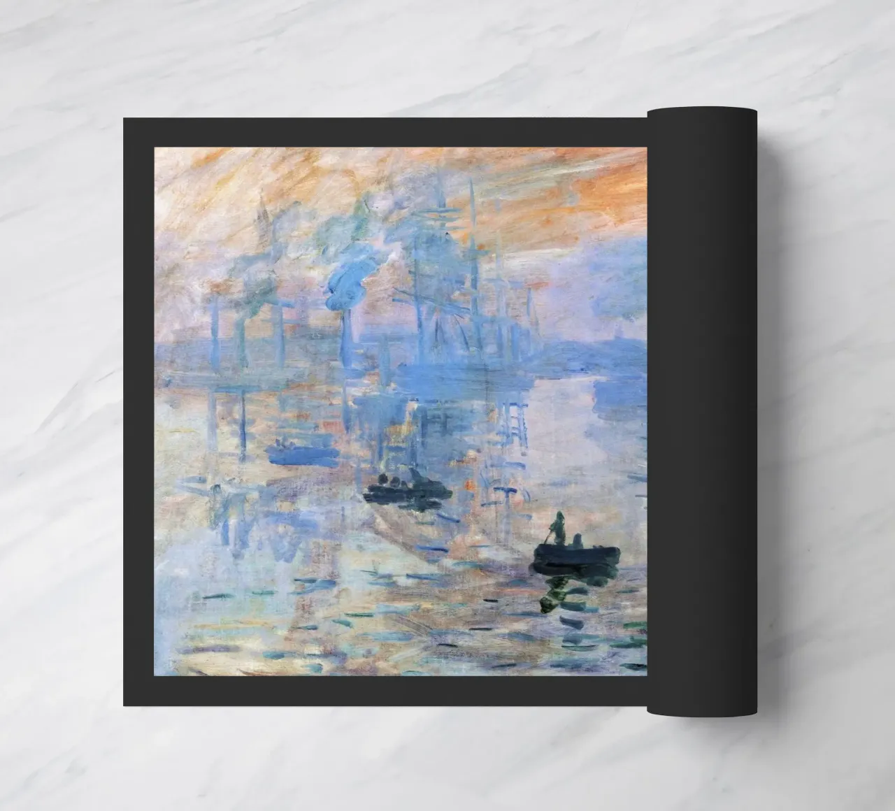 Impressione di Claude Monet, Alba (1872) zerbino da Monet Art Prints
