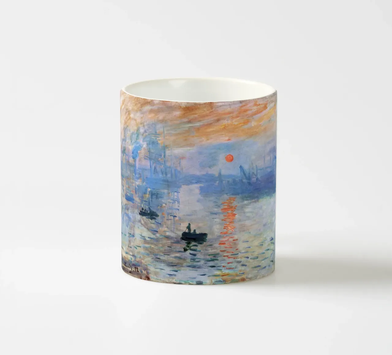 Impressione di Claude Monet, Alba (1872) tazza in ceramica da Monet Art Prints