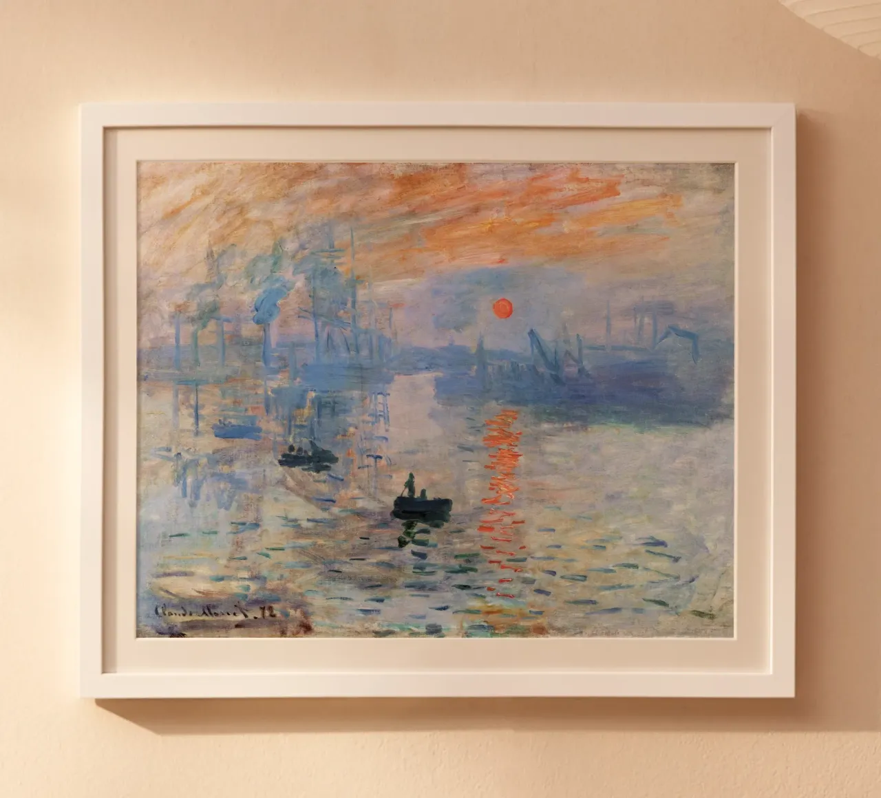 Impressione di Claude Monet, Alba (1872) carta hahnemühle da Monet Art Prints