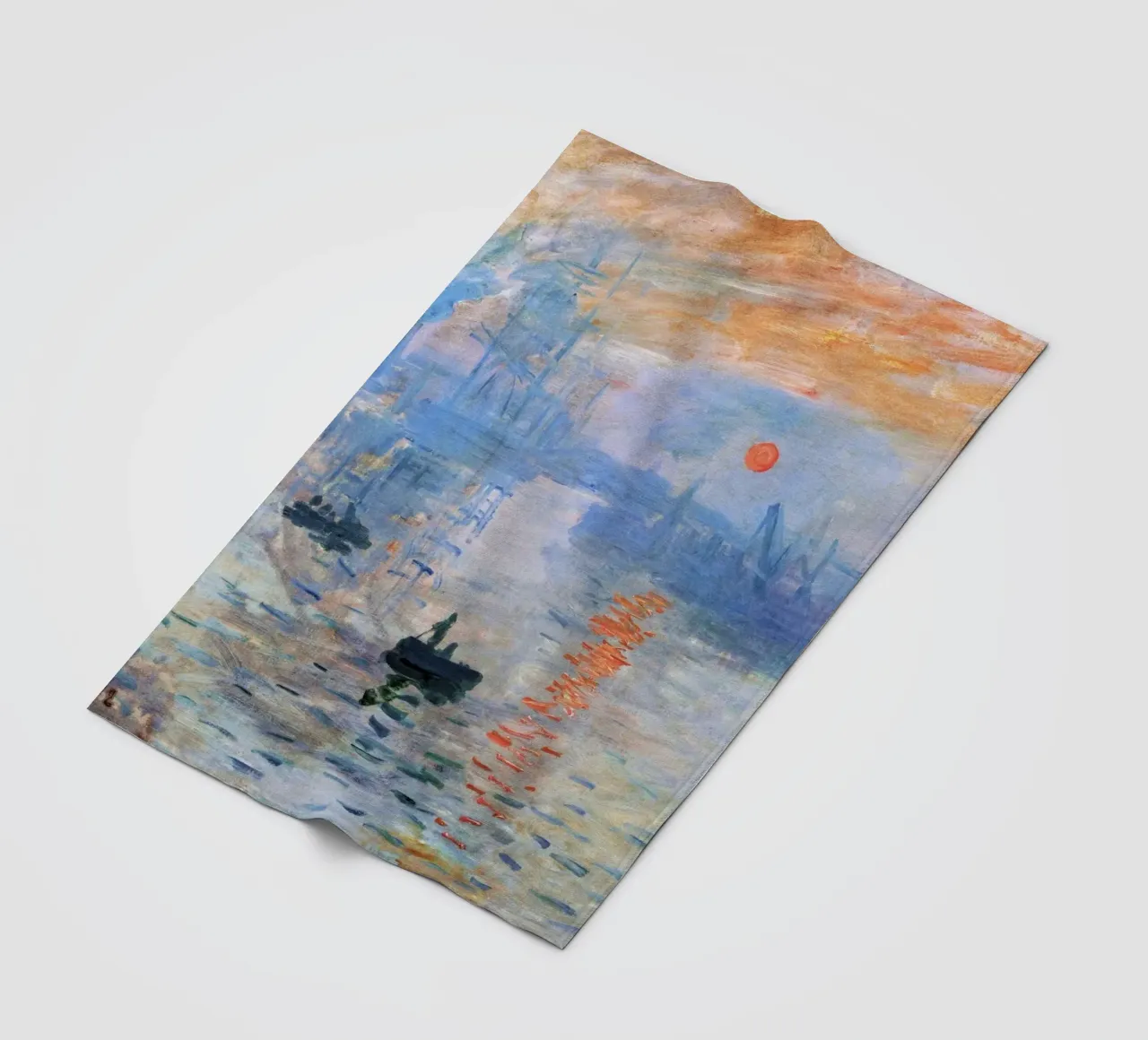 Impressione di Claude Monet, Alba (1872) coperta in pile da Monet Art Prints