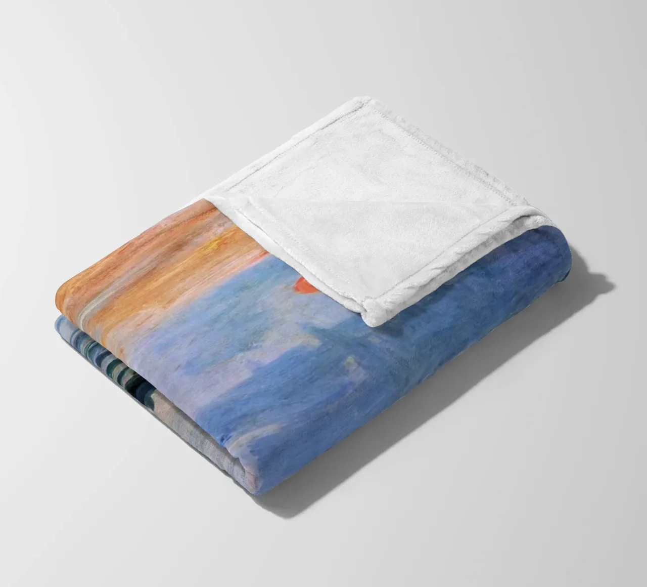 Impressione di Claude Monet, Alba (1872) coperta in pile da Monet Art Prints