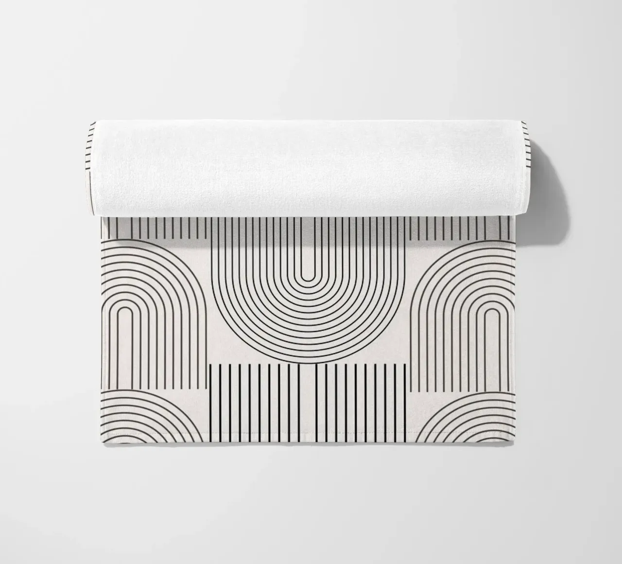 Mostra Bauhaus 1923 Forme geometriche B&N telo mare da NorwesClub