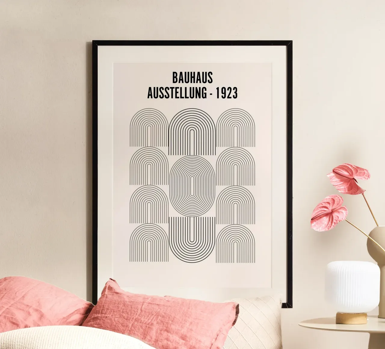 Mostra Bauhaus 1923 Forme geometriche B&N carta hahnemühle da NorwesClub