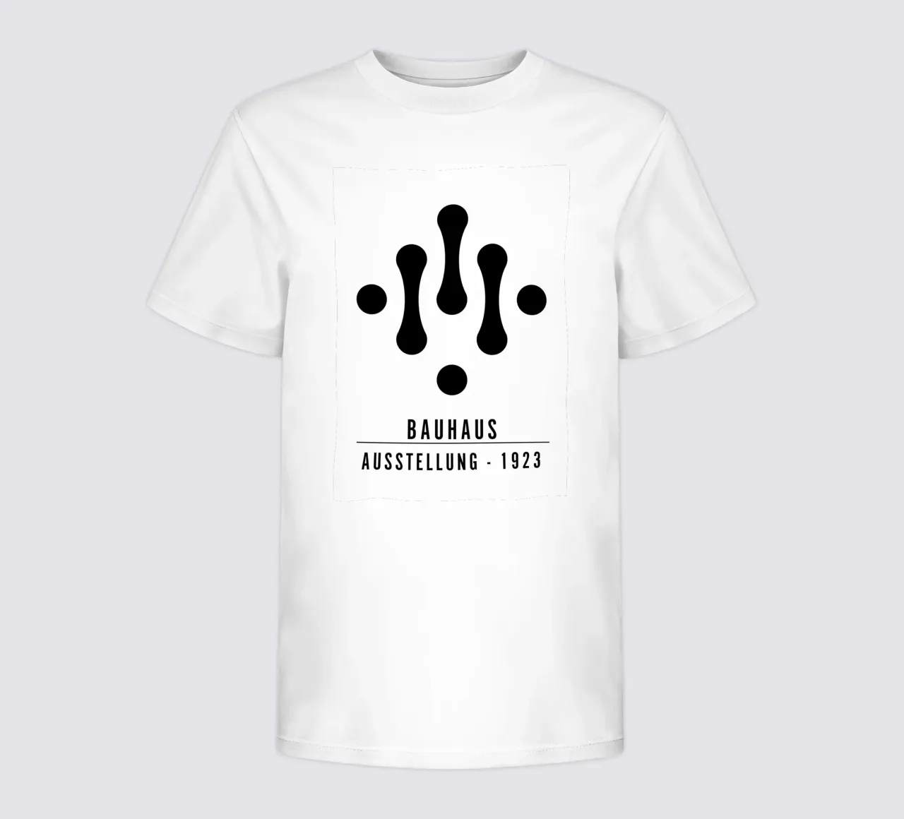 Bauhaus Ausstellung 1923 Geometric Figures B&W Kinder T-Shirt von NorwesClub