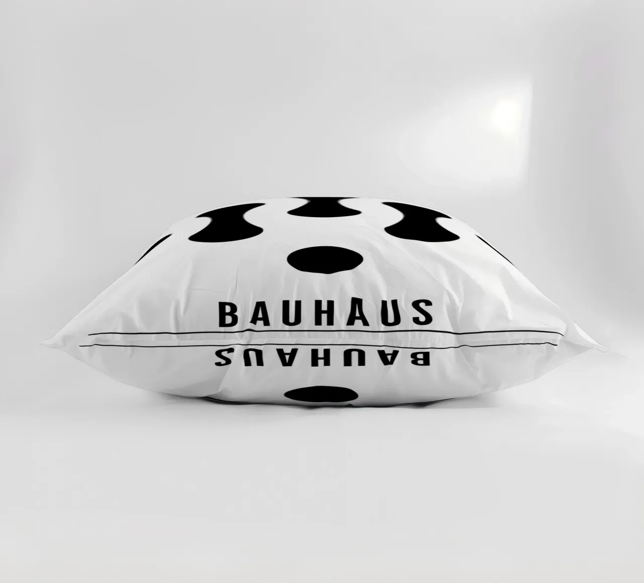 Mostra Bauhaus 1923 Figure geometriche B/N cuscino da NorwesClub