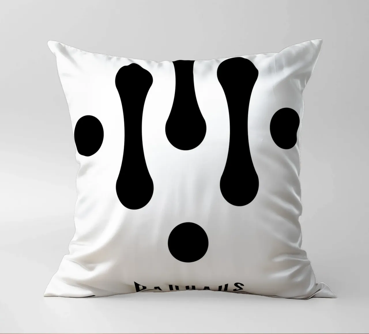 Mostra Bauhaus 1923 Figure geometriche B/N cuscino da NorwesClub