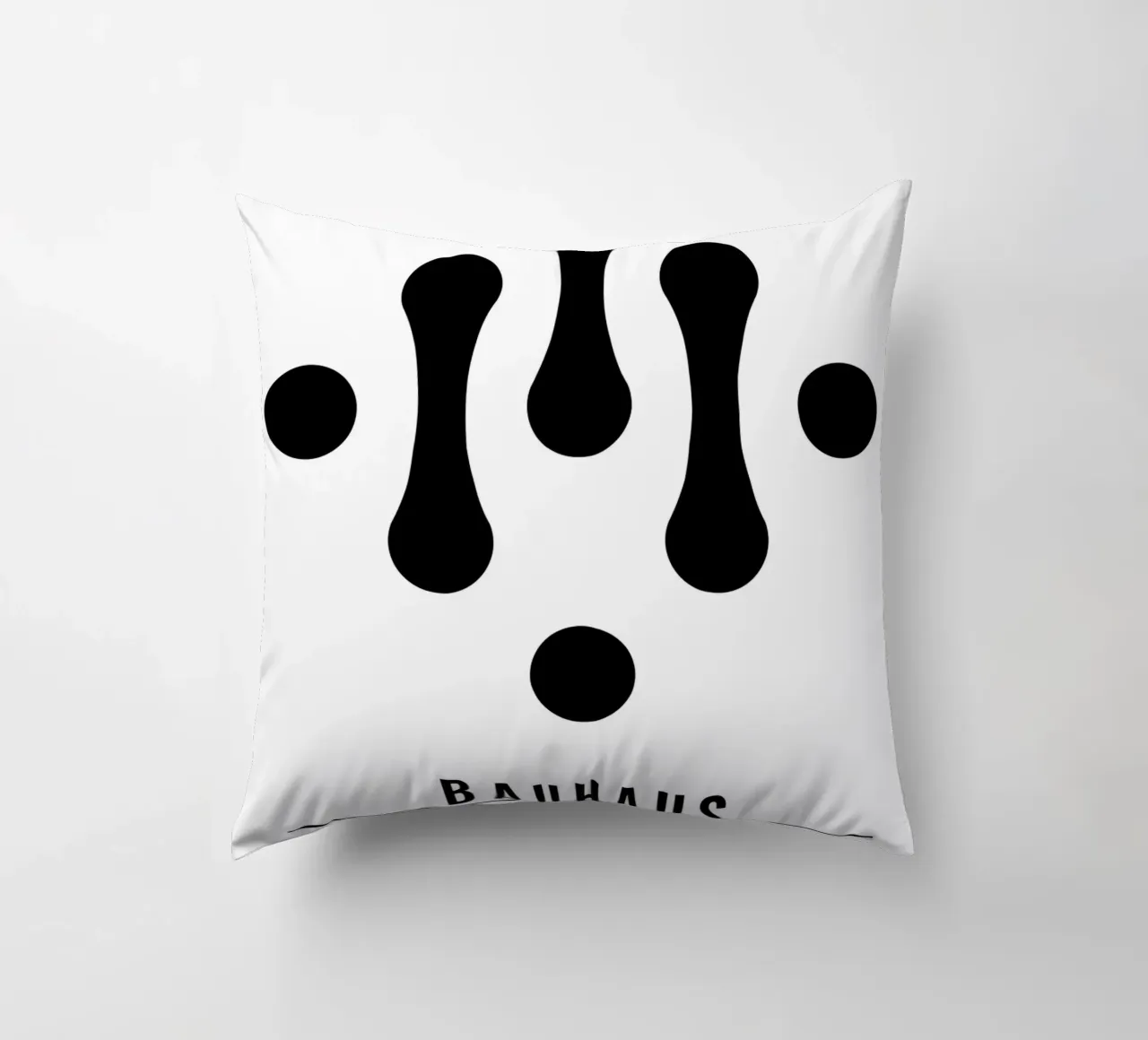 Mostra Bauhaus 1923 Figure geometriche B/N cuscino da NorwesClub