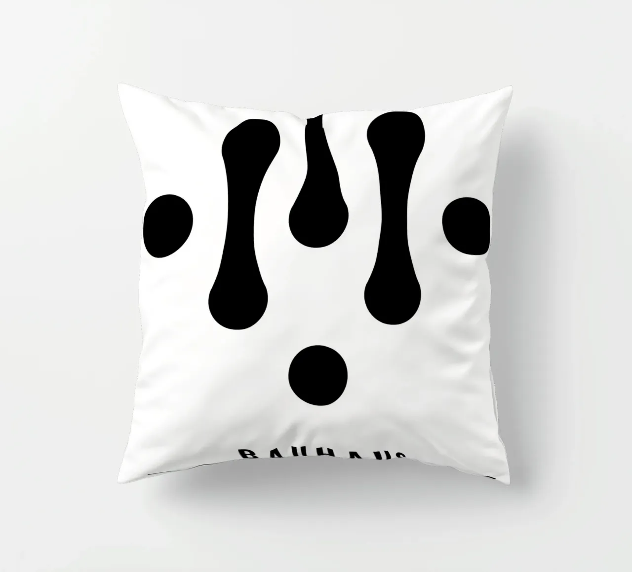 Mostra Bauhaus 1923 Figure geometriche B/N cuscino da NorwesClub