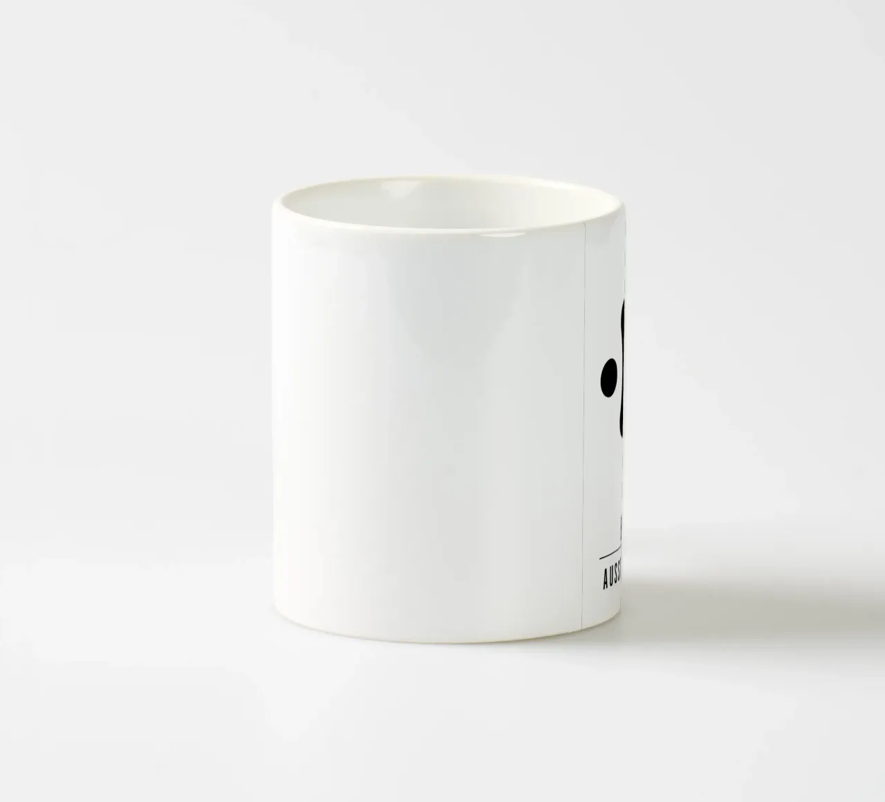 Mostra Bauhaus 1923 Figure geometriche B/N tazza in ceramica da NorwesClub