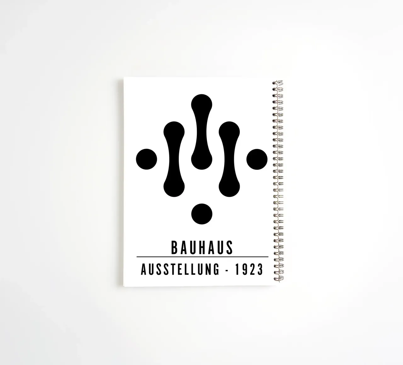 Bauhaus Ausstellung 1923 Geometric Figures B&W Ringbuch von NorwesClub