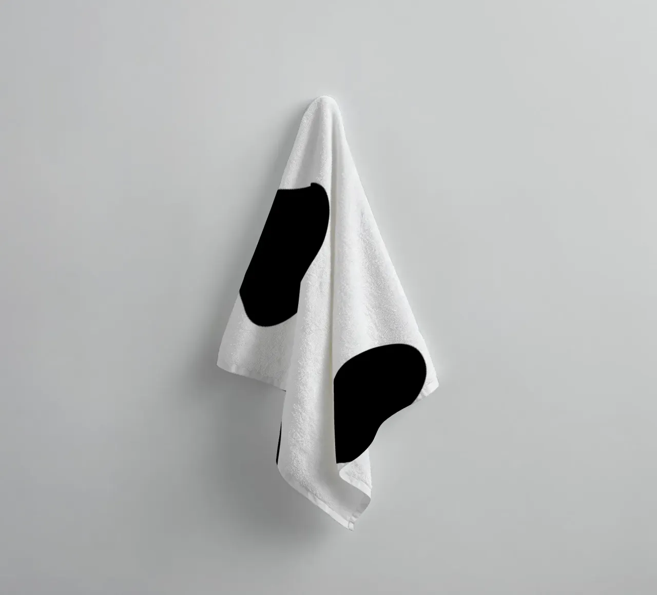 Mostra Bauhaus 1923 Figure geometriche B/N asciugamano da bagno da NorwesClub