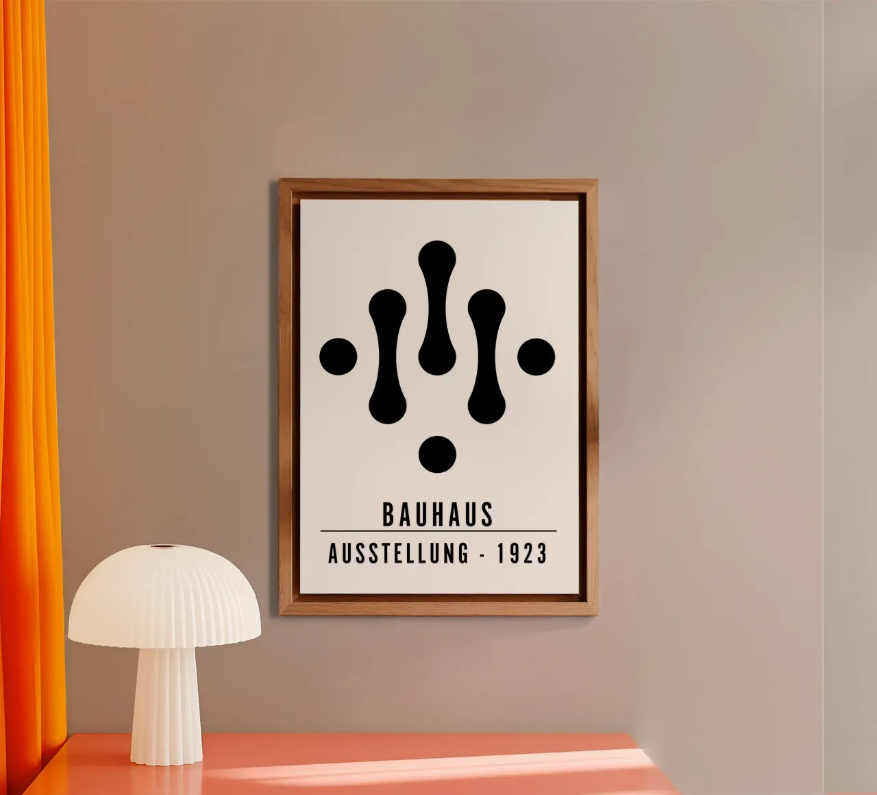 Mostra Bauhaus 1923 Figure geometriche B/N alluminio dibond da NorwesClub
