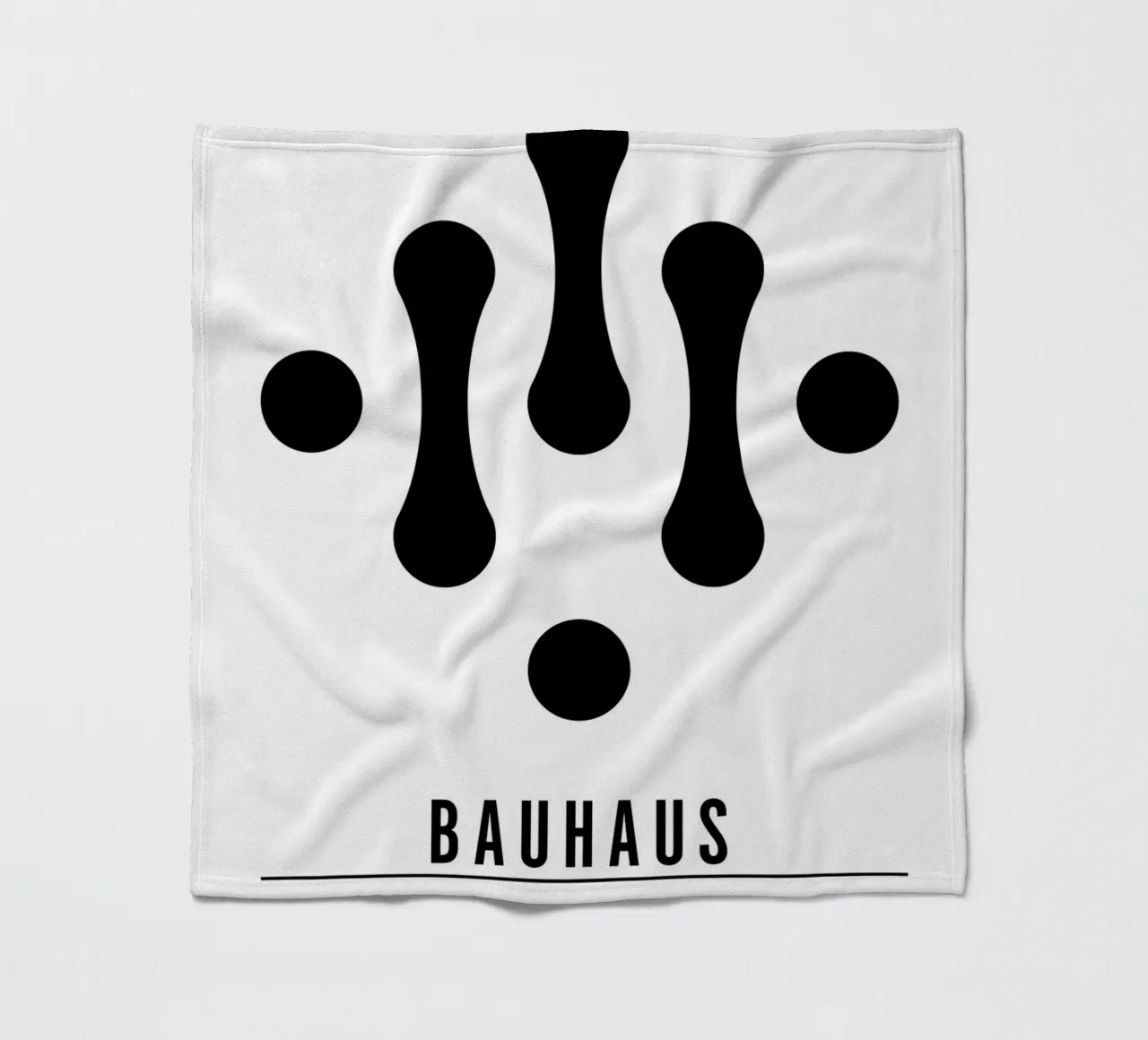 Mostra Bauhaus 1923 Figure geometriche B/N coperta in pile da NorwesClub