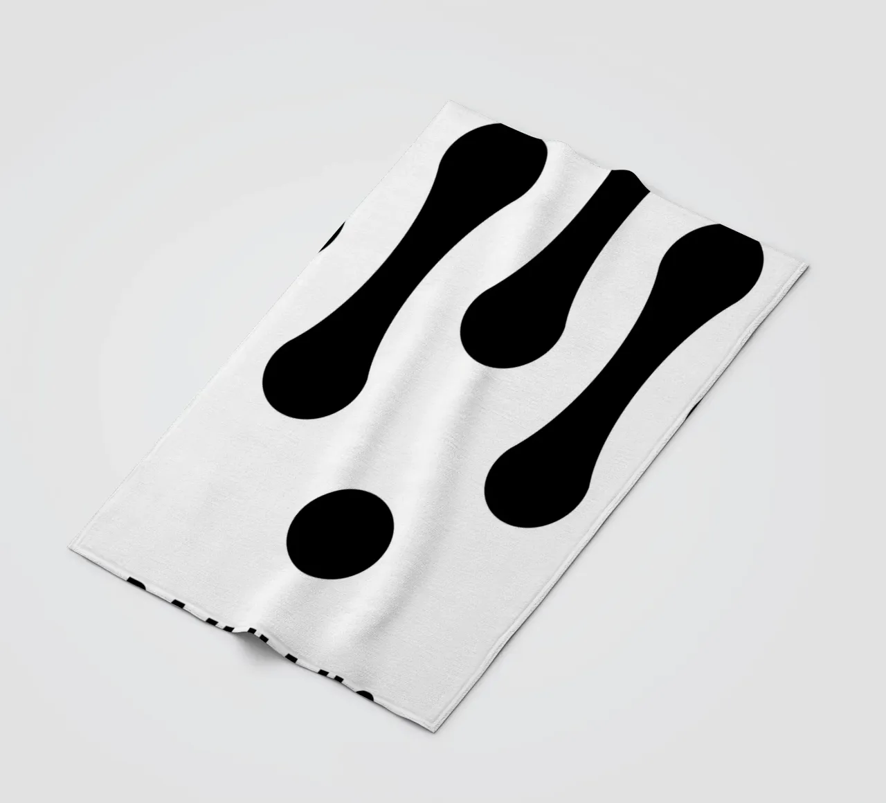 Mostra Bauhaus 1923 Figure geometriche B/N coperta in pile da NorwesClub