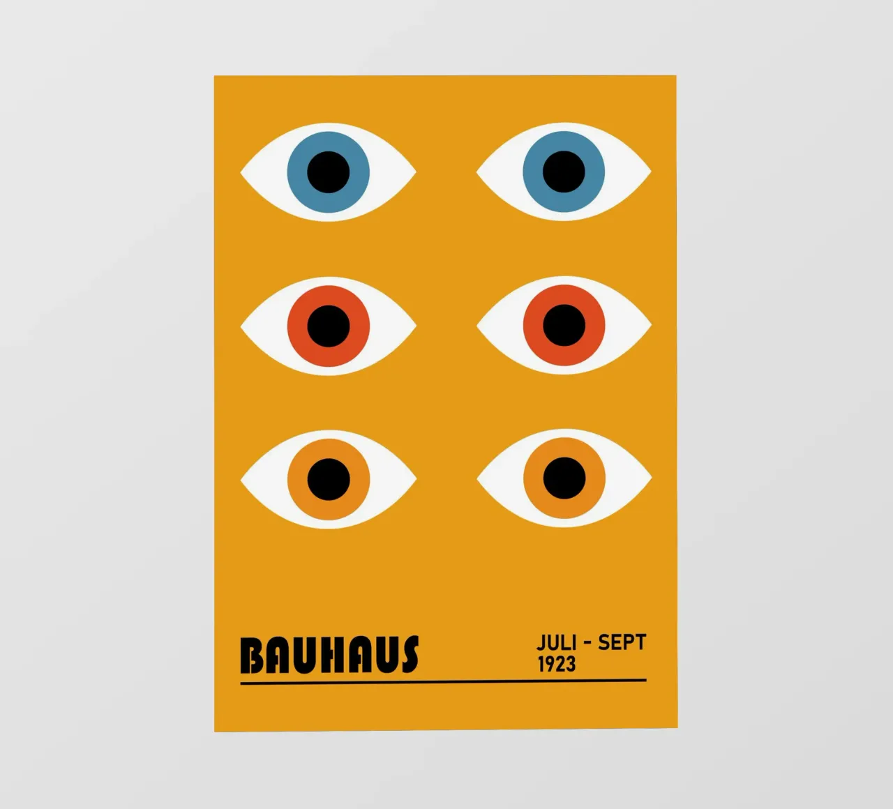 Bauhaus Cerchi geometrici Colore Astratto 1923 pellicola backlit da NorwesClub