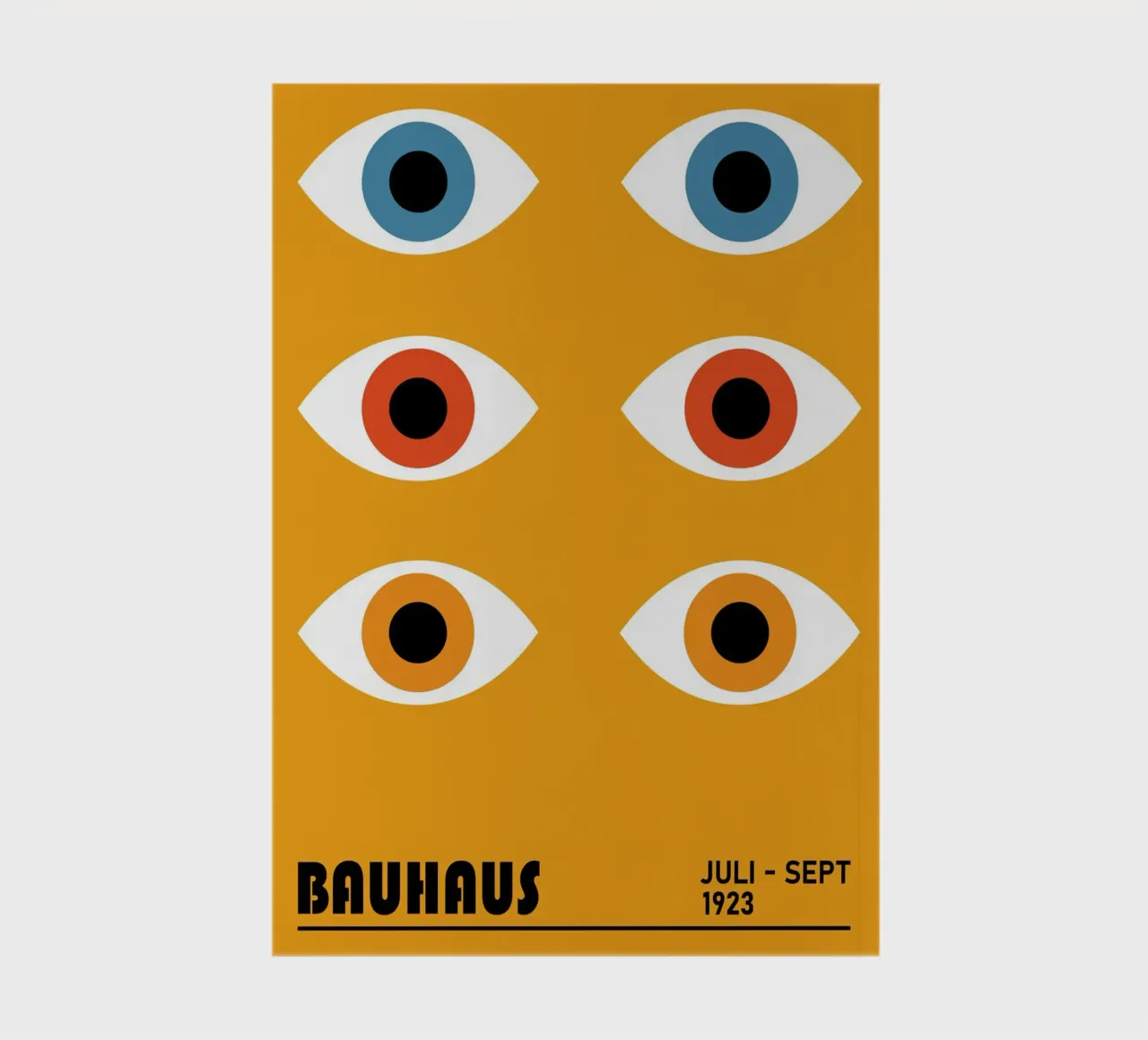 Bauhaus Geometric Circles Color Abstract 1923 notebook by NorwesClub