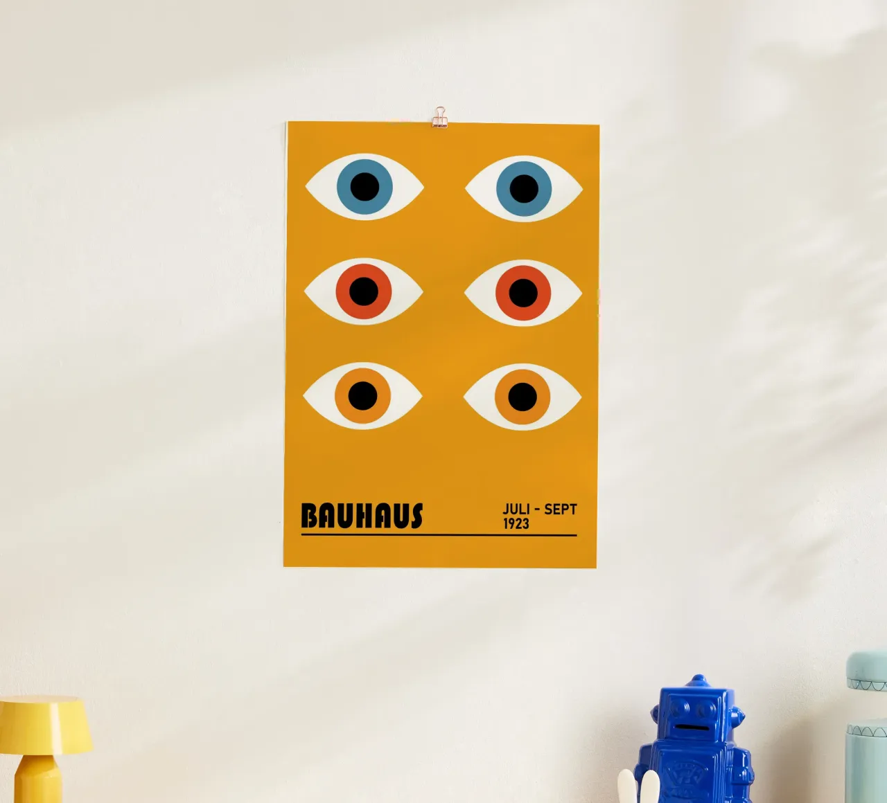 Bauhaus Cerchi geometrici Colore Astratto 1923 poster da NorwesClub