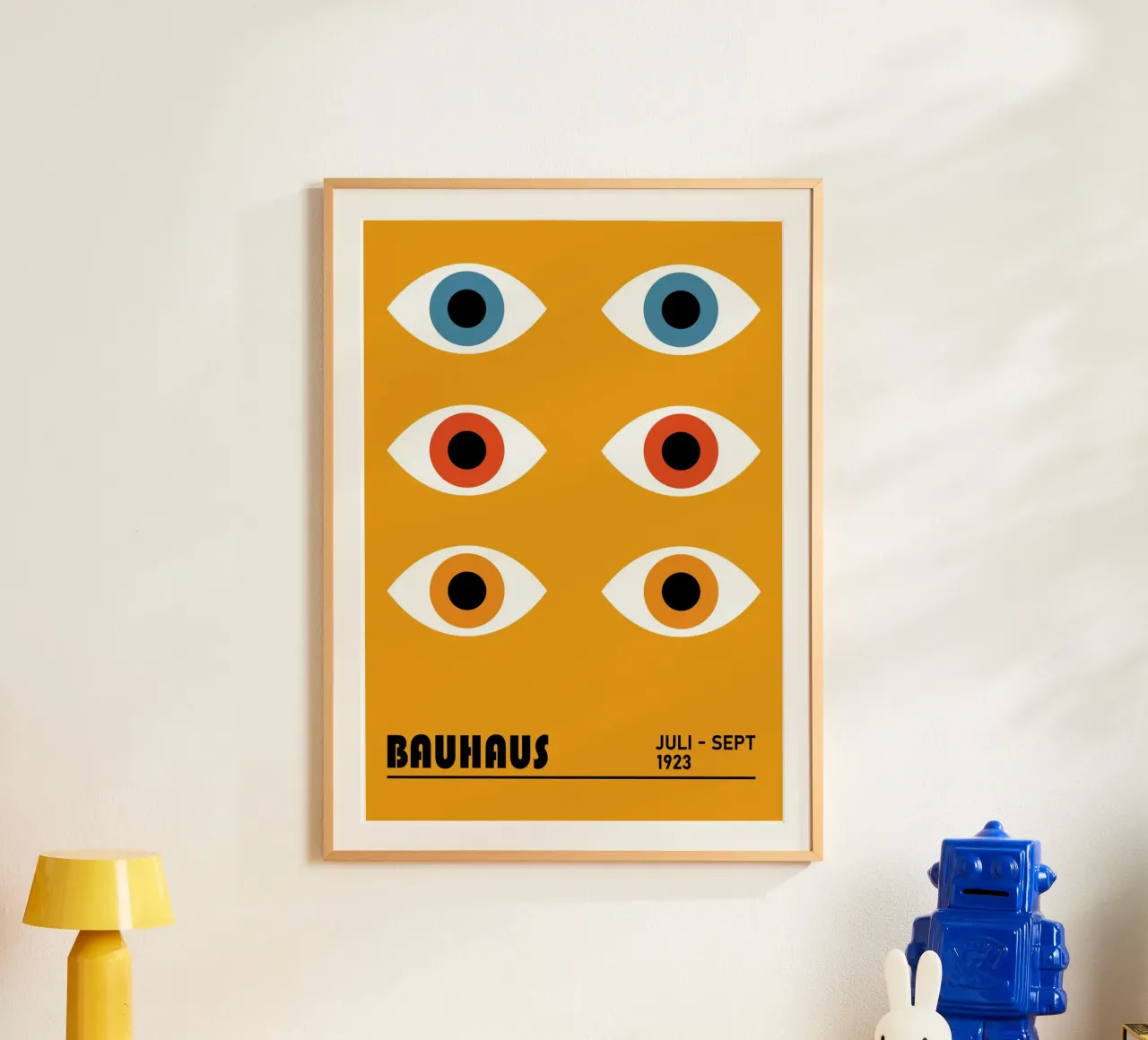 Bauhaus Cerchi geometrici Colore Astratto 1923 poster da NorwesClub