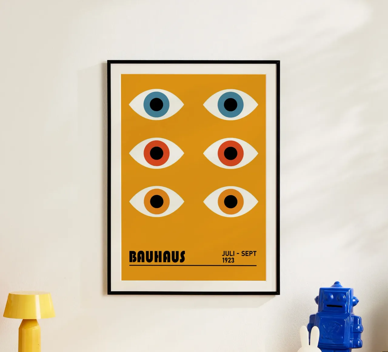 Bauhaus Cerchi geometrici Colore Astratto 1923 poster da NorwesClub