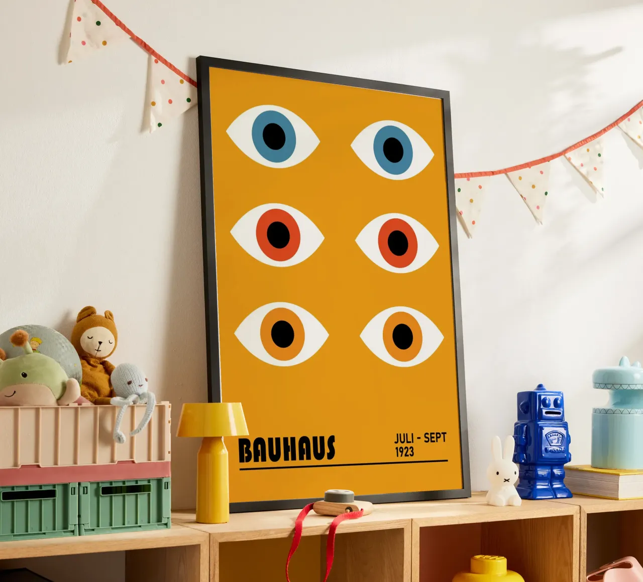 Bauhaus Cerchi geometrici Colore Astratto 1923 poster da NorwesClub