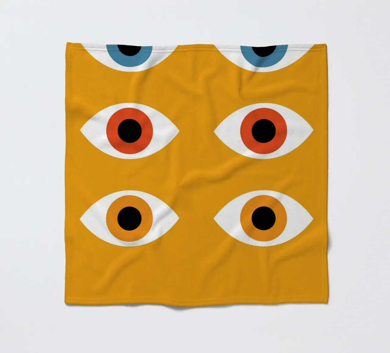 Bauhaus Geometrische cirkels Kleur Abstract 1923 fleecedeken van NorwesClub