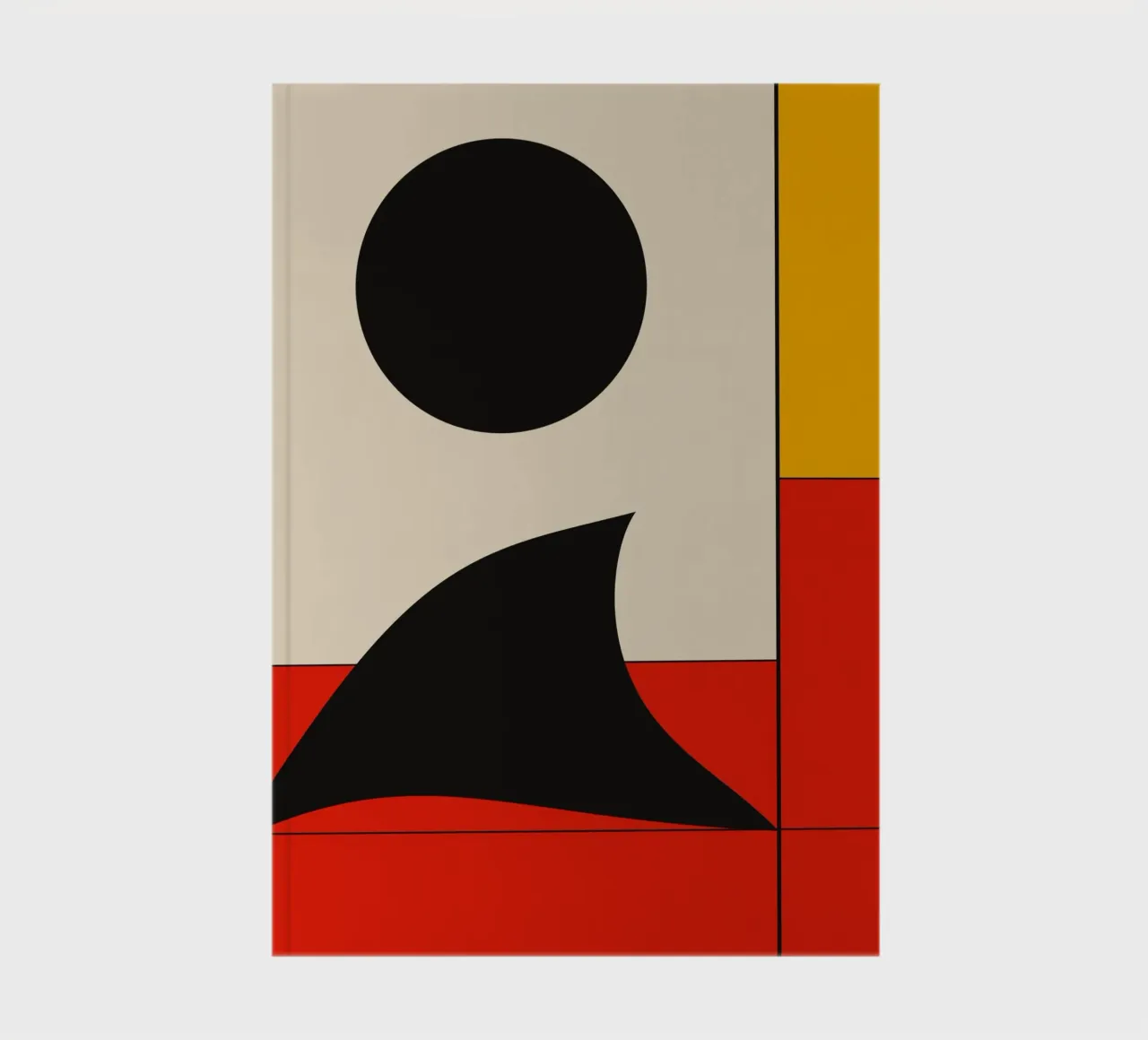 Bauhaus geometry summer wave notebook by Little Dean
