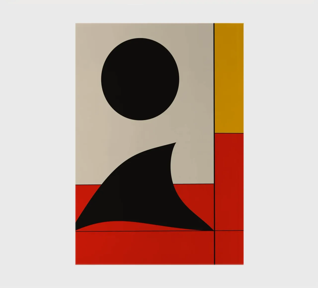 Bauhaus geometry summer wave notebook by Little Dean