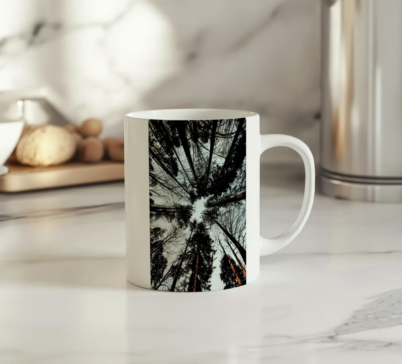 Look Up ceramic mug by Sebastian Hilgetag