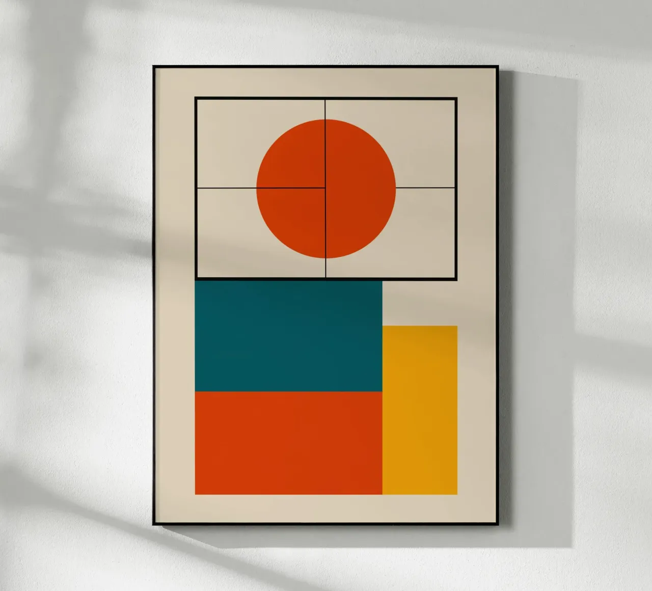 Paesaggio minimale Bauhaus plexiglass da Little Dean