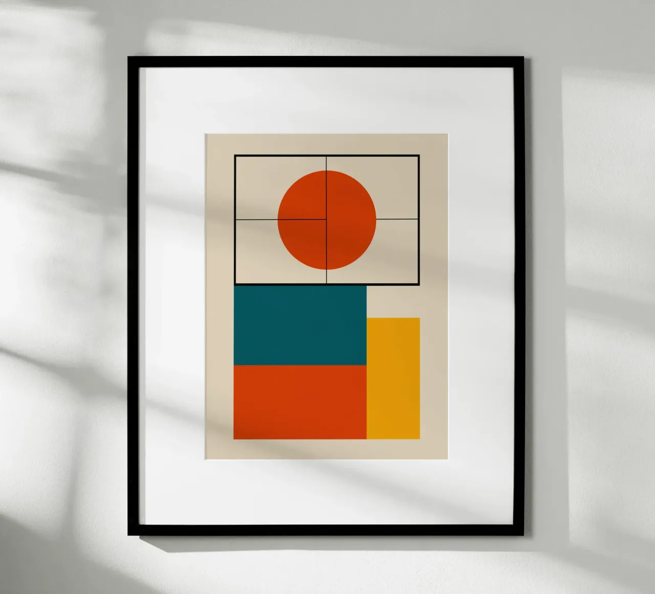 Paesaggio minimale Bauhaus carta hahnemühle da Little Dean