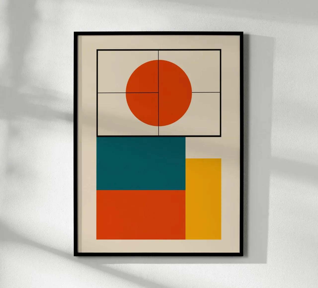 Paesaggio minimale Bauhaus carta hahnemühle da Little Dean