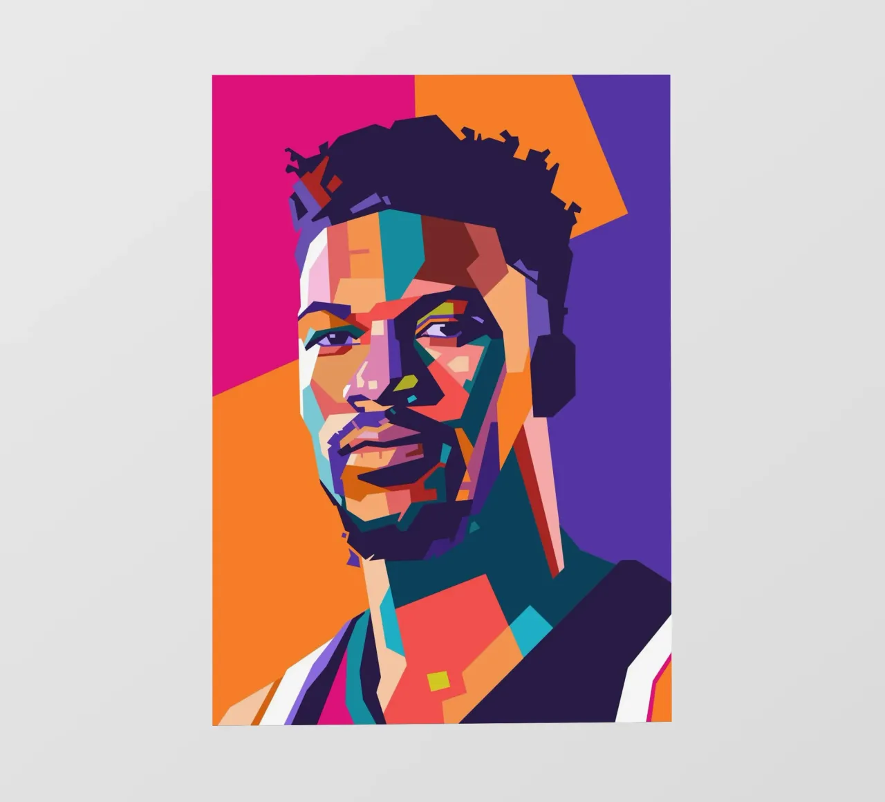Jimmy Butler giocatore di basket pellicola backlit da Hantamrata