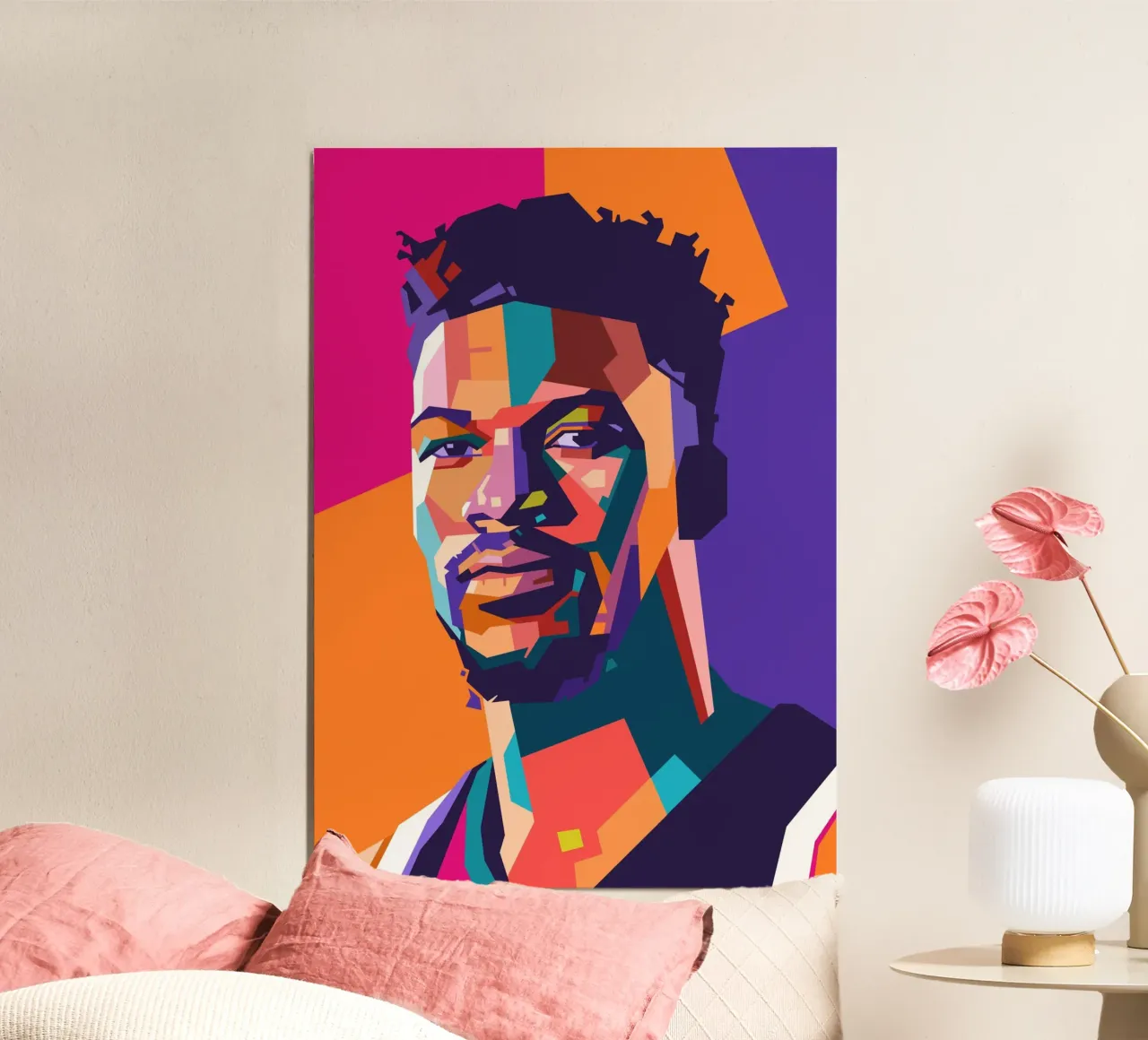 Jimmy Butler giocatore di basket carta hahnemühle da Hantamrata