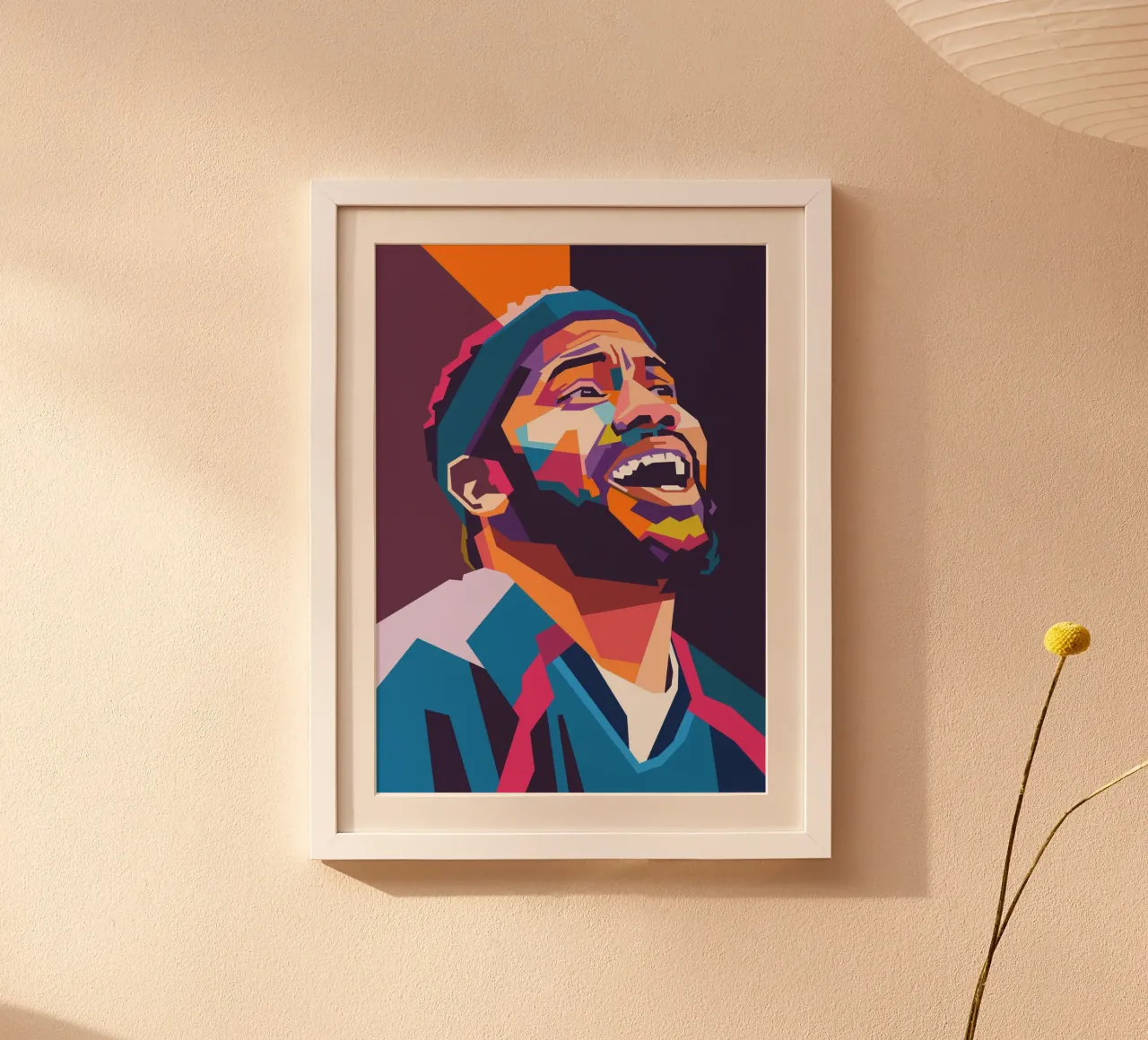 Rasheed Wallace, giocatore di basket icona poster con telaio in plastica da Hantamrata
