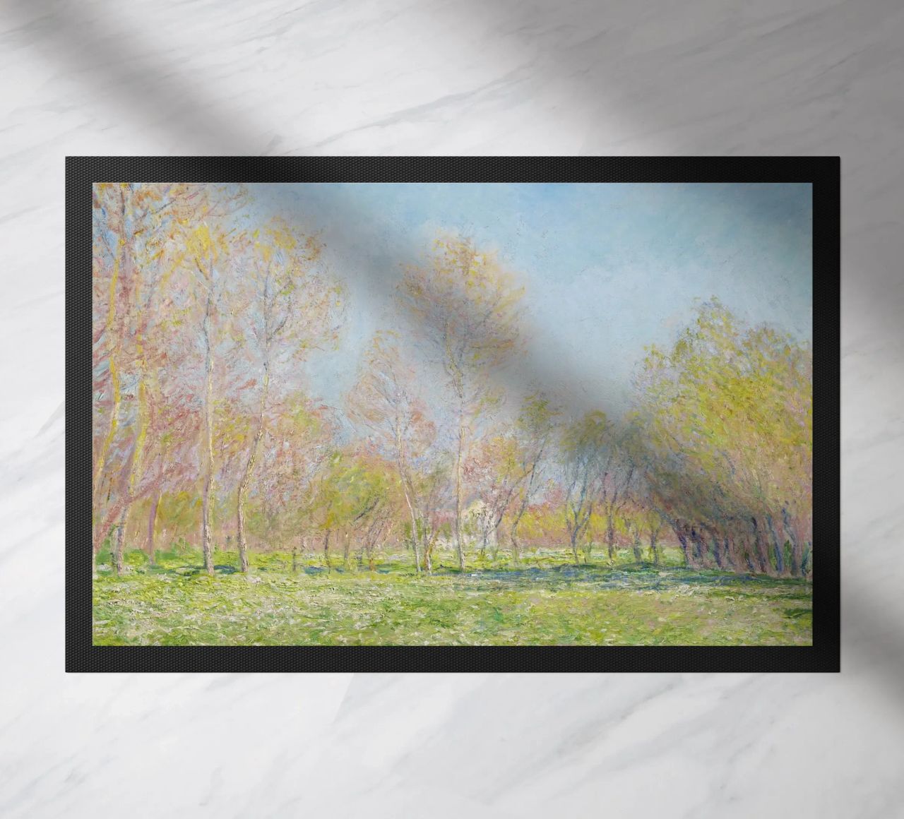 Claude Monet's Spring in Giverny (1890) zerbino da Monet Art Prints