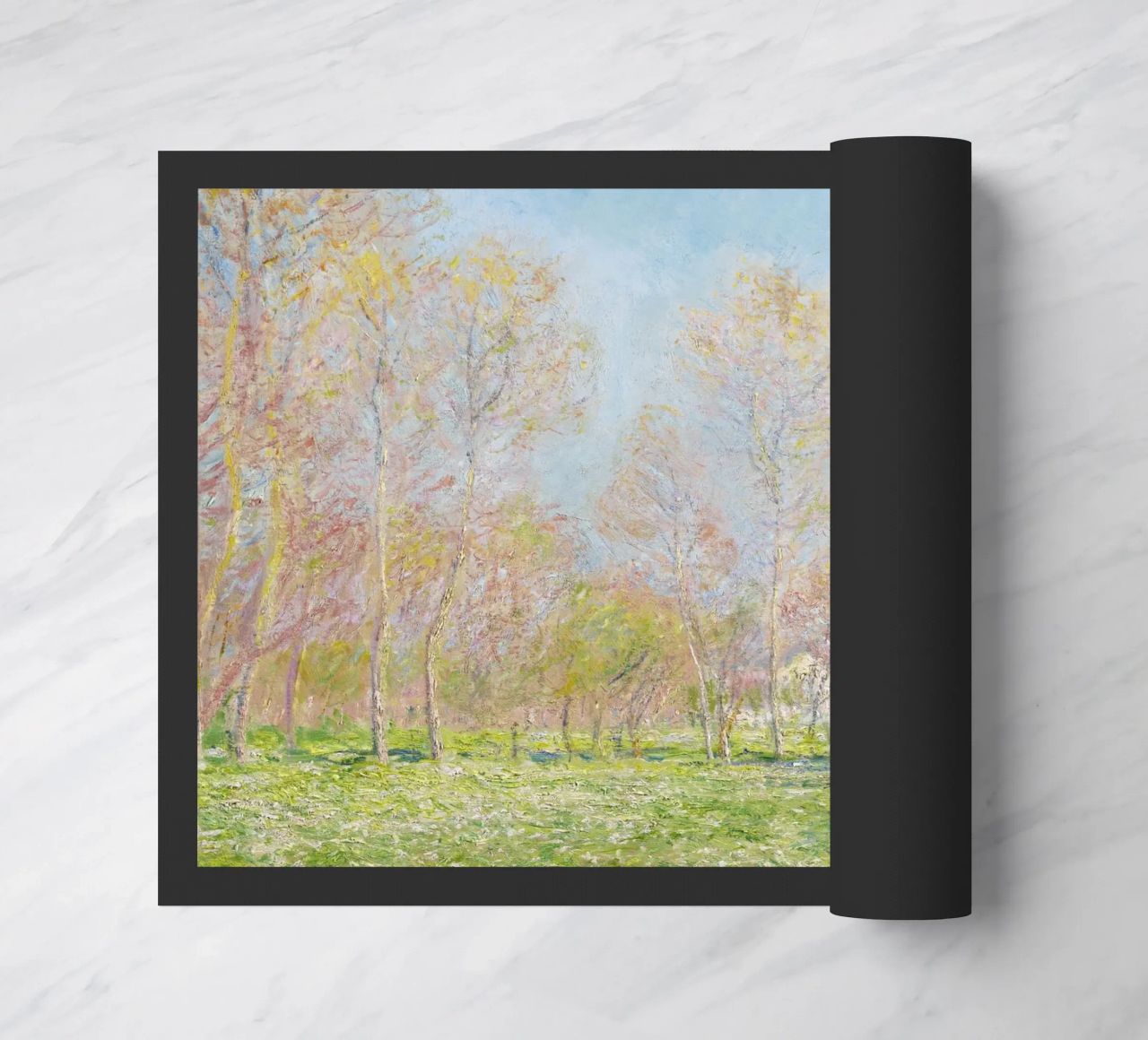 Claude Monet's Spring in Giverny (1890) zerbino da Monet Art Prints