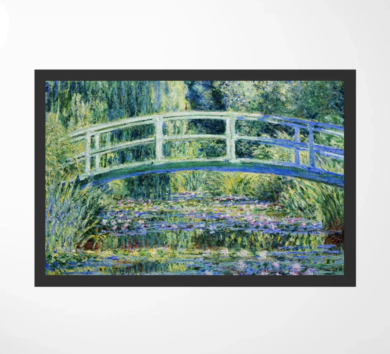 Le ninfee e il ponte giapponese di Claude Monet zerbino da Monet Art Prints