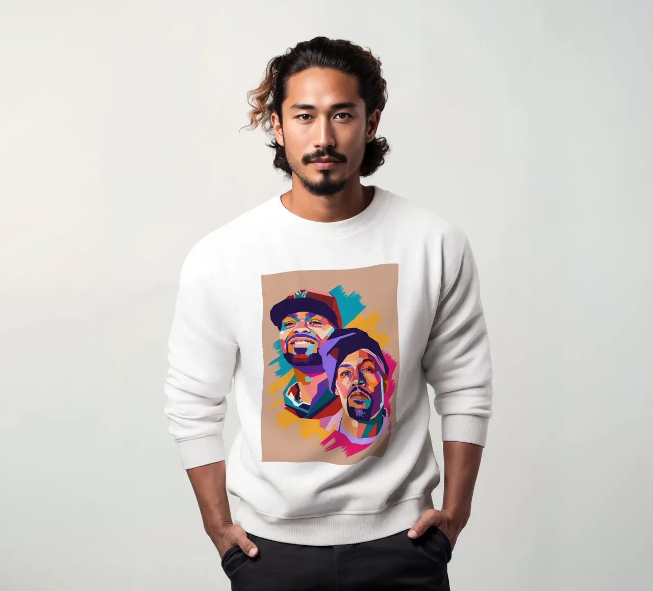El icónico rapero Redman y Method Man sudadera de Hantamrata