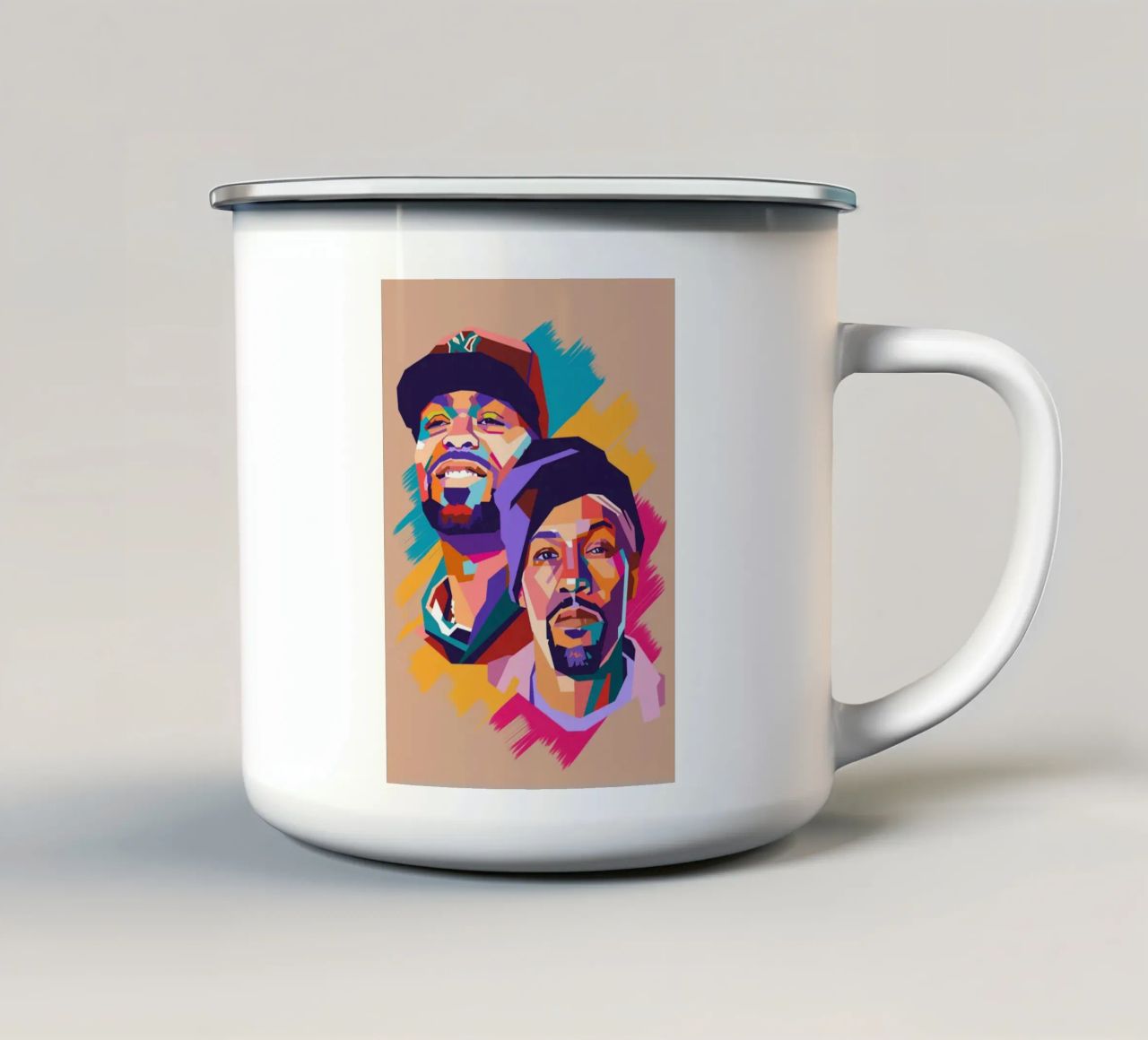 Gli iconici rapper Redman e Method Man tazza in smalto da Hantamrata