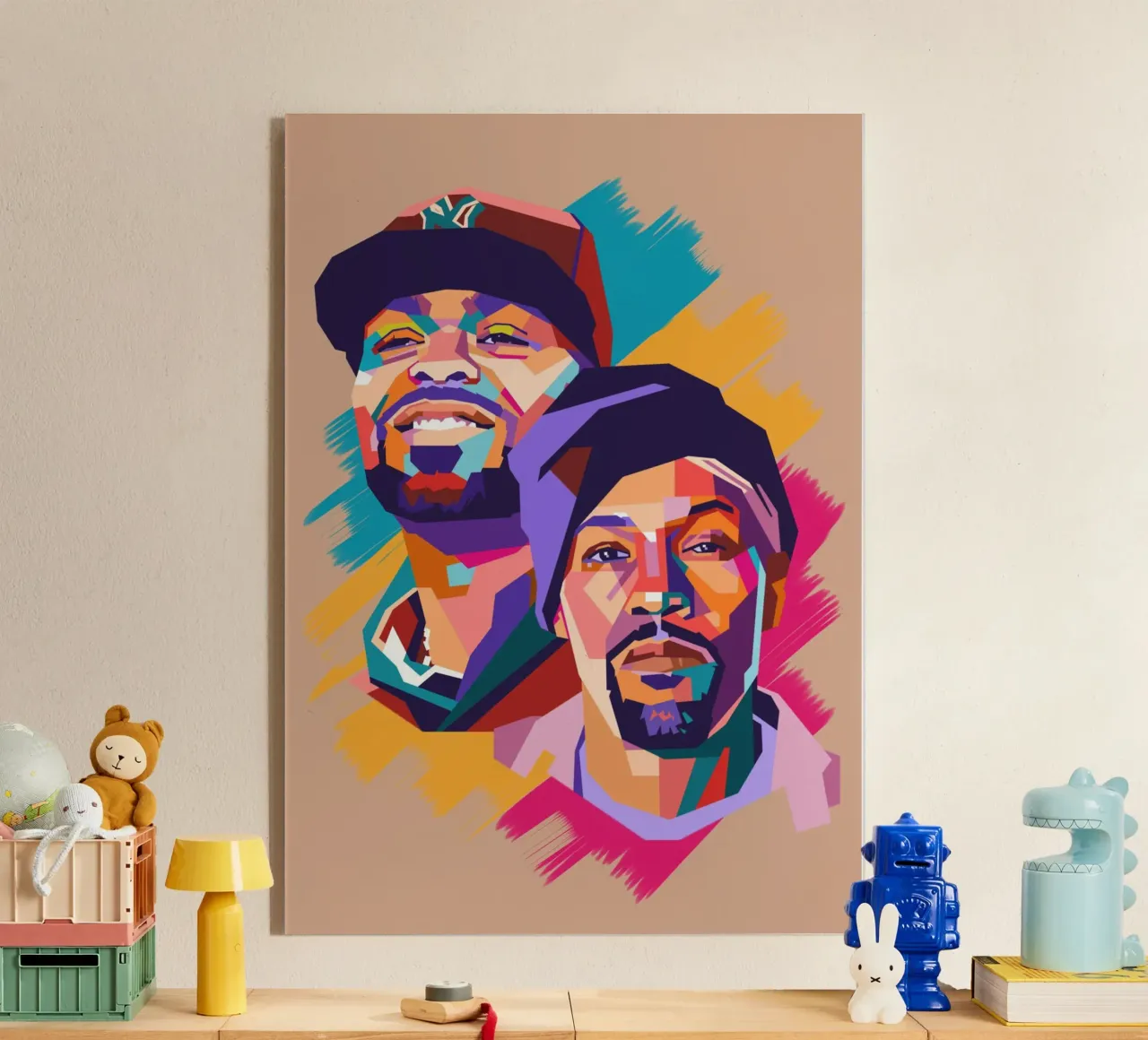 El icónico rapero Redman y Method Man metacrilato de Hantamrata
