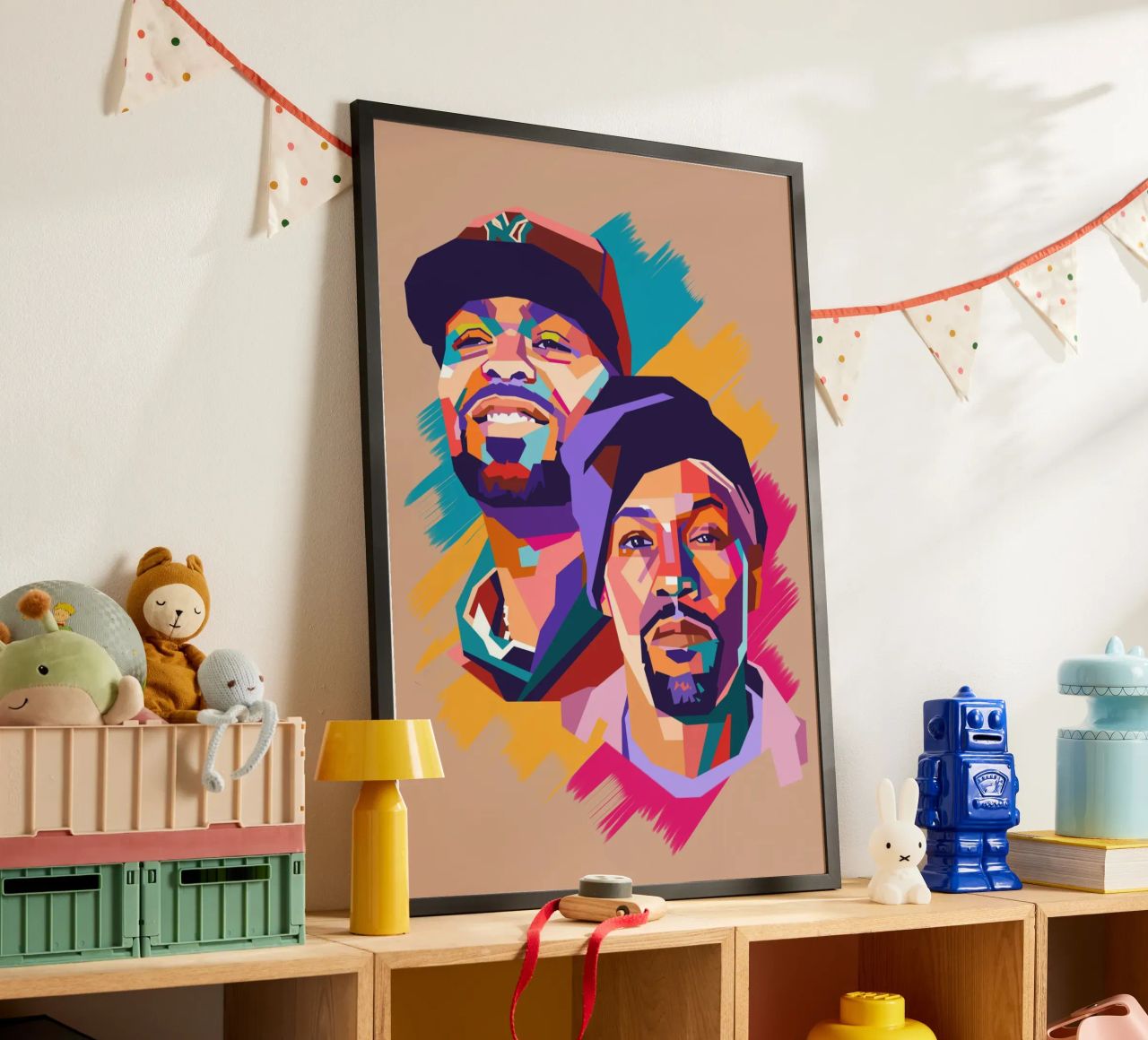 Iconic Rapper Redman and Method Man poster by Hantamrata