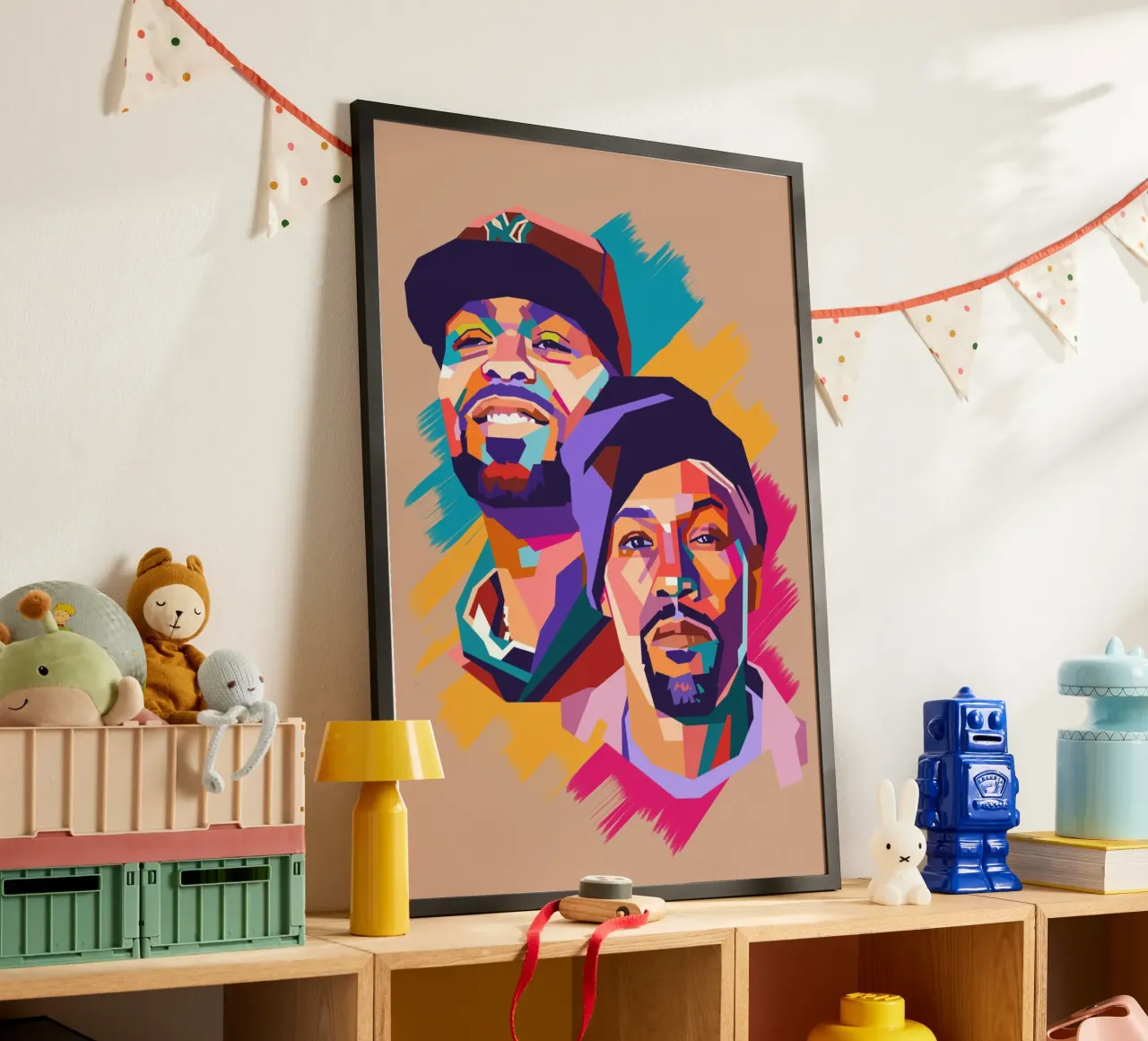 El icónico rapero Redman y Method Man hahnemühle de Hantamrata