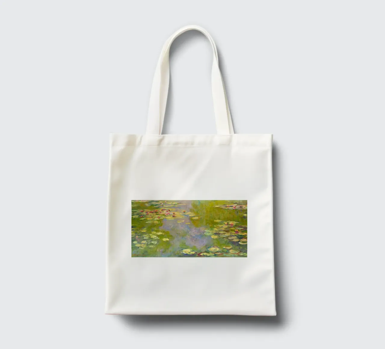 Ninfee (1919) di Claude Monet borsa in juta da Monet Art Prints