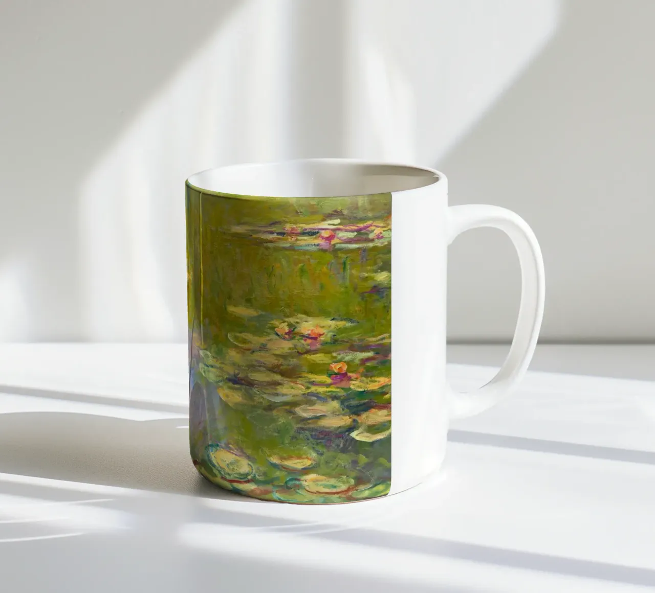 Ninfee (1919) di Claude Monet tazza in ceramica da Monet Art Prints