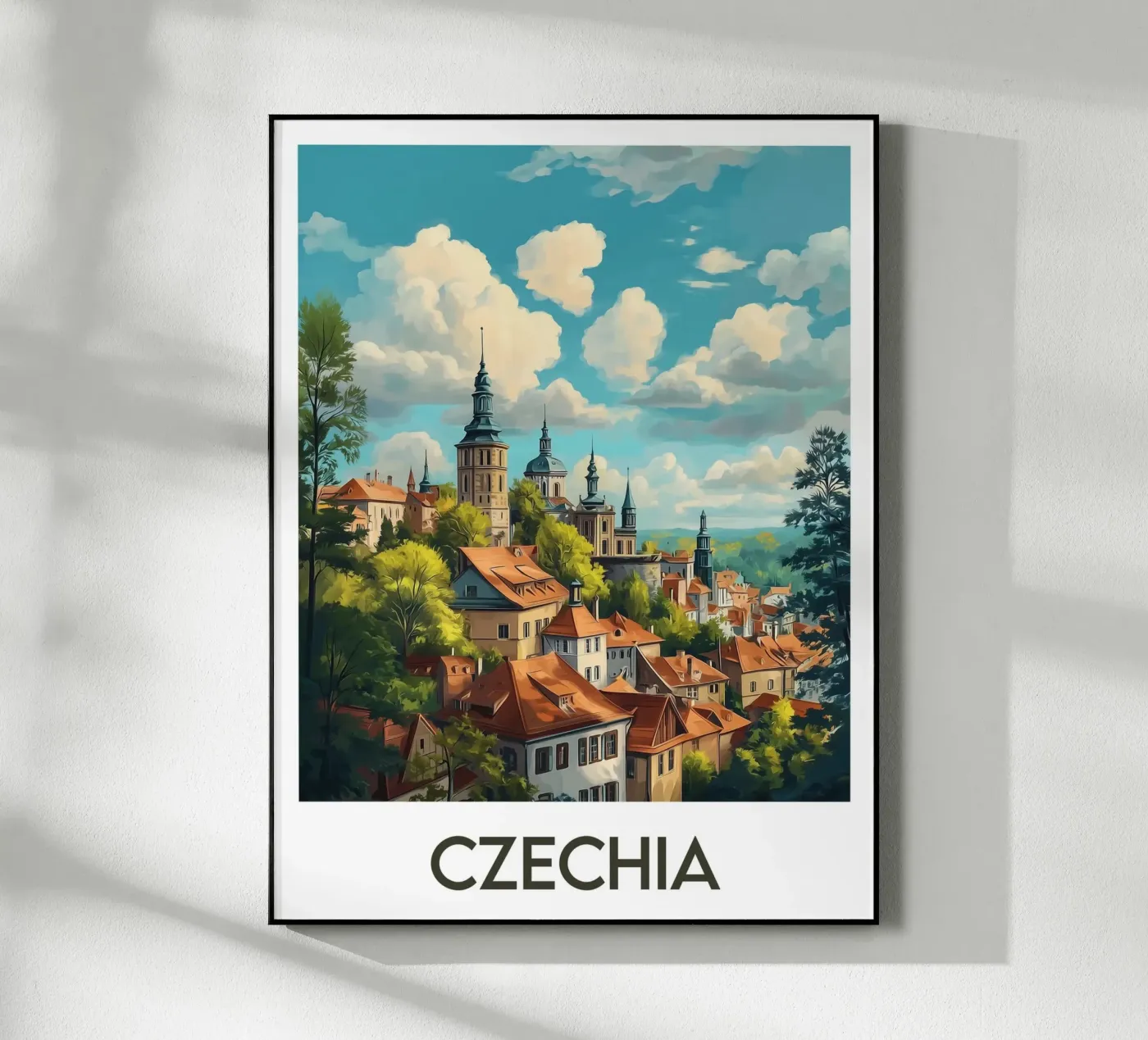 Tsjechische poster acryl van Frame the World