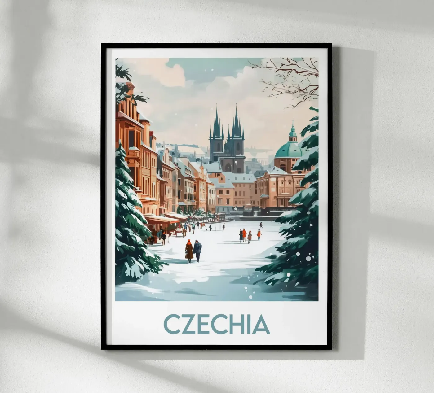 Poster Tschechien Poster von Frame the World
