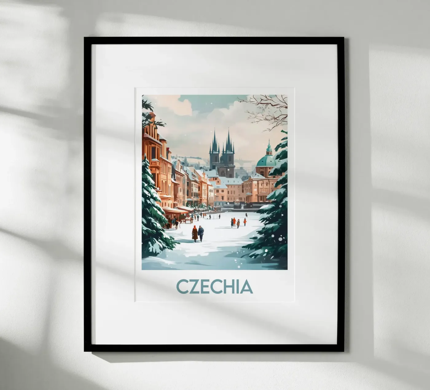 Poster Tschechien Poster von Frame the World