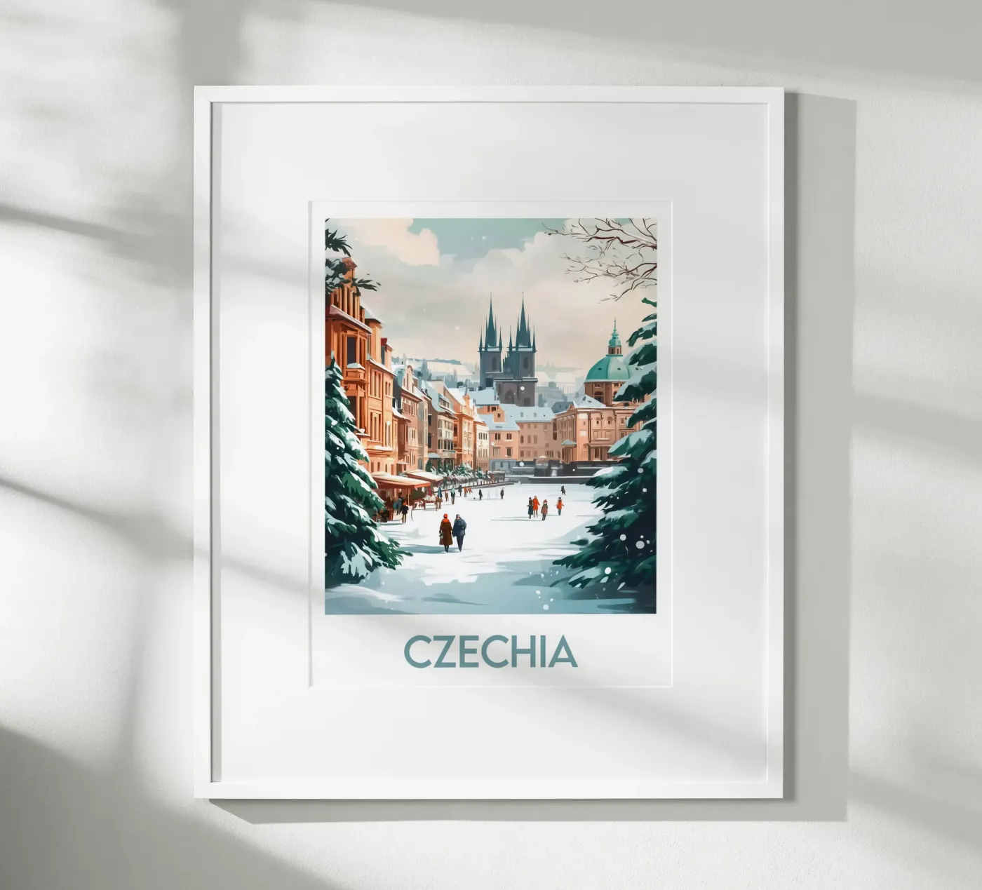 Poster Tschechien Poster von Frame the World