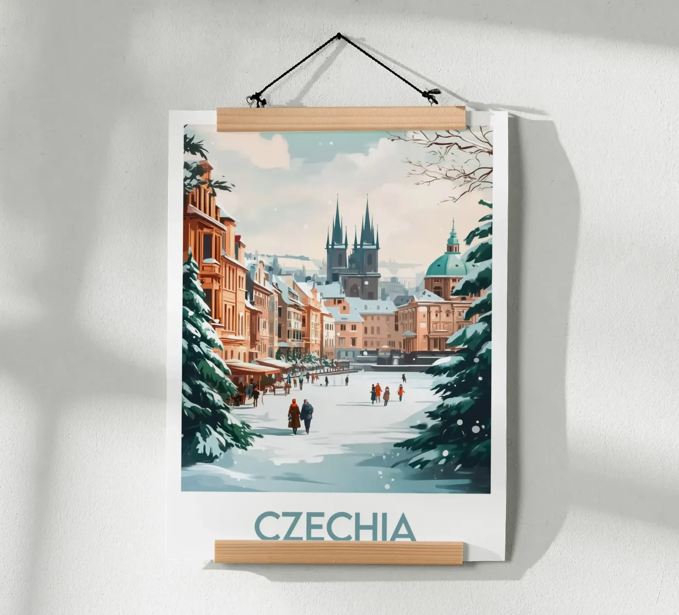 Poster Tschechien Poster von Frame the World